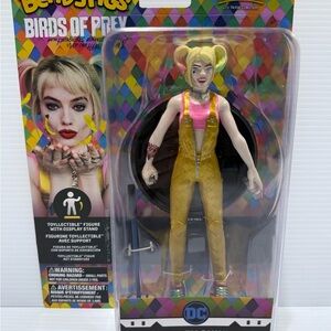Birds Of Prey BendyFigs Harley Quinn Action Figure Bendable Noble Toys DC Comics